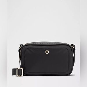 Lululemon Camera Bag with Gold Accents